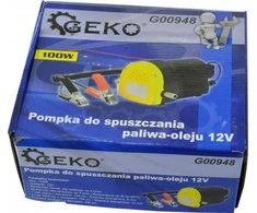 Geko POMPKA DO SPUSZCZANIA PALIWA-OLEJU 12V (10) G00948 GEKO