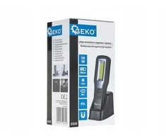 Geko POWERBANK dirbtuvių lempa su magnetu ir reguliavimu + LED COB įkrovimo stotelė 10W + 5W 2000mAh 550lm IP54 (10/20)