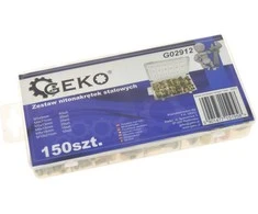 Geko Srieginės kniedės M3-M10 Plienas 150 vnt. komplektas