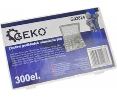 Geko Rinkinys PODKŁADEK ALUMINIOWYCH 300EL. (20) G02824 GEKO