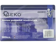 Geko Rinkinys podkładek miedzianych 300szt (G02811)