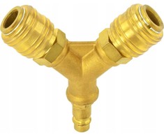 Geko Pneumatinis skirstytuvas-trišakis su jungtimis 1/2'' (100)