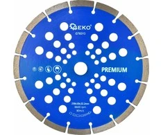 Geko segmentuotas deimantinis diskas 230x10x22,2 mm Premium (G78313)