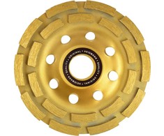 „Geko Shield“ deimantiniai segmentai, dvigubi betono šlifavimui, 125 mm x 22,23, „Heidmann“ (50)