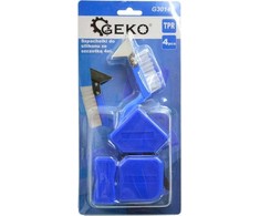Geko SILIKONINĖ MENTELĖ SU šepetėliu 4 ELEMENTAI. (60) G30143 GEKO