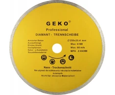Geko skersmens diskas 250 mm 25,4 mm pilnas GEKO PROFI(25)