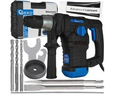Geko Smūginis gręžtuvas - plaktukas 1500 W 6 J SDS+ /dėklas/ (2)