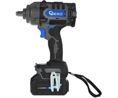 Geko Smūginis veržliasukis akumuliatorinis bešepetėlis 850 Nm 2x4.0Ah 21V (4) (5903418307141)