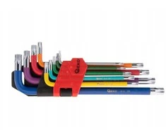 Geko Spalvoti „Torx“ raktai T10-T50, 9 vnt. CrV (6/48)