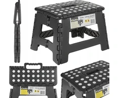 Geko STOŁEK-TABORET sulankstomas ANTYPOŚLIZGOWY 150kg NISKI