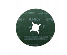 Geko Šlifavimo popierius diskui 125 mm P40, diskai ''FIBRA'' su įpjovomis (25/50/1000)