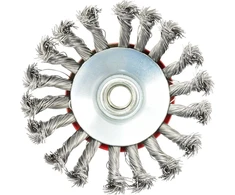Geko Szczotka druciana boczna pleciona 115mm M14 (G00606)