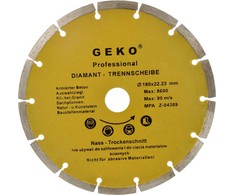 Geko Tarcza diam.180mm segment.GEKO PROFI(50)