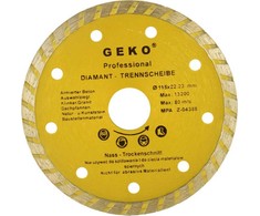 Geko deimantinis diskas 115 mm turbo (G00260)