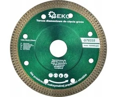 Geko Deimantinis diskas 125x10x22,23 mm, skirtas pjauti keramiką (100)