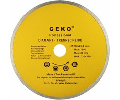 Geko tarcza diamentowa 200mm 25.4 pełna (G00249)