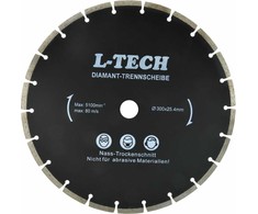 Geko tarcza diamentowa 300x8x25,4mm segmentowa L-TECH juoda (G00227)