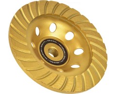 Geko turbo deimantinis šlifavimo diskas betonui 125 mm M14 (H00121)
