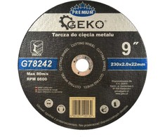 Geko tarcza do cięcia metalu Premium 230x2 Inox (G78242)
