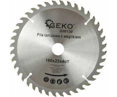 Geko Medienos pjūklo diskas 180x22x40T(50)