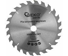 Geko DISKINIS Pjūklas 300x32mm 24 DANTŲ WIDIA
