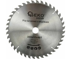 Geko DISKINIS Pjūklas 300x32mm 40 DANTŲ WIDIA