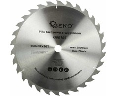 GEKO PIŁA TARCZOWA WIDIOWA 450*32*30z /B
