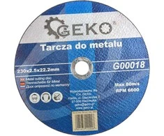 Geko metalinis diskas 230x2,5x22,2 (G00018)