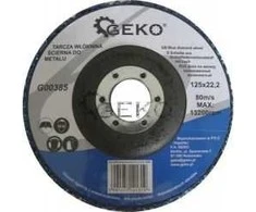 Geko NEAUDINIS ABRAZYVINIS DISKAS METALUI 125mm