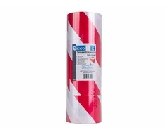 Geko Raudona ir balta įspėjamoji juosta 100 m x 75 mm (80 vnt.)