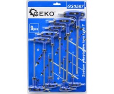 Geko Torx T tipo atsuktuvų rinkinys 9 vnt. (20)