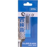 Geko Volframo karbido metalo dildės pjovimo įrankis 12x25 mm kotu 6 mm (priekinė pusė) (200)