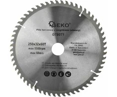 Geko Wood diskas 250x32x60T (skylės) (25)