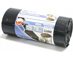 Geko Worki na śmieci 120L (rolka 10vnt) - juoda (18)