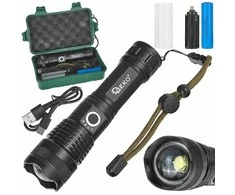 Geko XHP50 LED taktinis žibintuvėlis 15W 1800mAh 1500lm IPX8 (30)