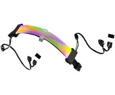 Gelid Solutions Gelid PCI-E 6+2 kontaktų prailginimo kabelis 30 cm ARGB (CA-RGB-16P-01)