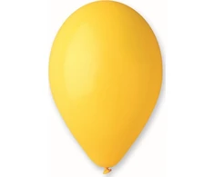 Gemar Balionai pasteliniai tamsiai geltoni, G110, 30 cm, 100 vnt.