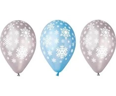 Gemar Premium balionai "Snowflake" (5vnt)