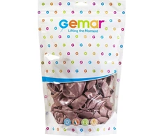 Gemar Metallic balionai Rose Gold, GM120, 33 cm, 50 vnt.