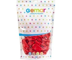 Gemar Pastel Balloons Raudona, G120 / 45, 33 cm, 50 vnt.