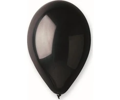 Gemar Juodi pasteliniai balionai, G120, 33 cm, 50 vnt.