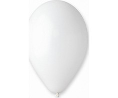 Gemar Pastel Balloons Baltas, G110, 30 cm, 100 vnt.
