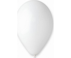 Gemar Pastel Balloons Baltas, G120, 33 cm, 50 vnt.