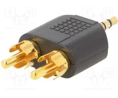 Gembird 3,5 mm kištukas - 2 x RCA kištukas