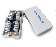 GEMBIRD NCA-LSAU5E-01 „Gembird“ RJ45/RJ45 linijinis jungiklis cat.5E, LSA (Krone), UTP, ekranuotas, sidabrinis