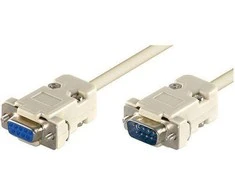Goobay Gembird DB-9 - DB-9, 2m, Baltas (50224)