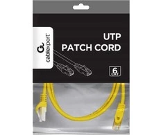 GEMBIRD UTP Cat6 Patch laidas 1,5m geltonas
