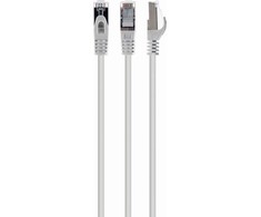 GEMBIRD PP6A-LSZHCU-W-1M patchcord RJ45 kat.6A SFTP LSZH 1m baltas