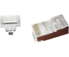 GEMBIRD LC-PTF-01/50 Gembird Universalus praėjimo modulinis FTP kištukas 8P8C, 50 vnt., tvirtas ir suvytas