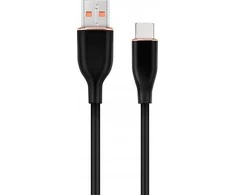 Gembird Cablexpert | Aukščiausios kokybės silicio C tipo USB įkrovimo ir duomenų kabelis, 1,5 m | CC-USB2S-AMCM-1.5M-BK